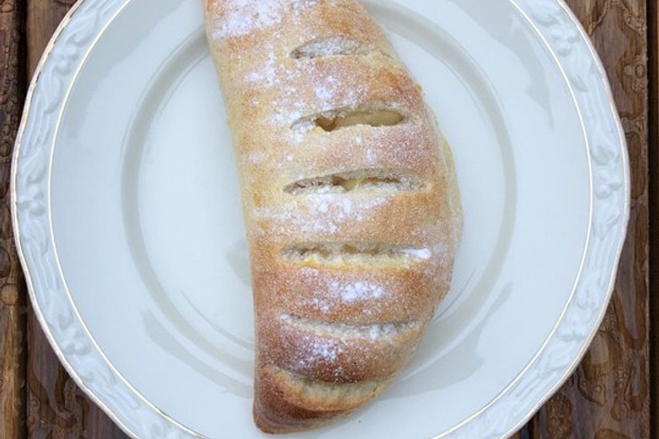 Apfeltaschen mit  Eierlikör - Apfelfüllung