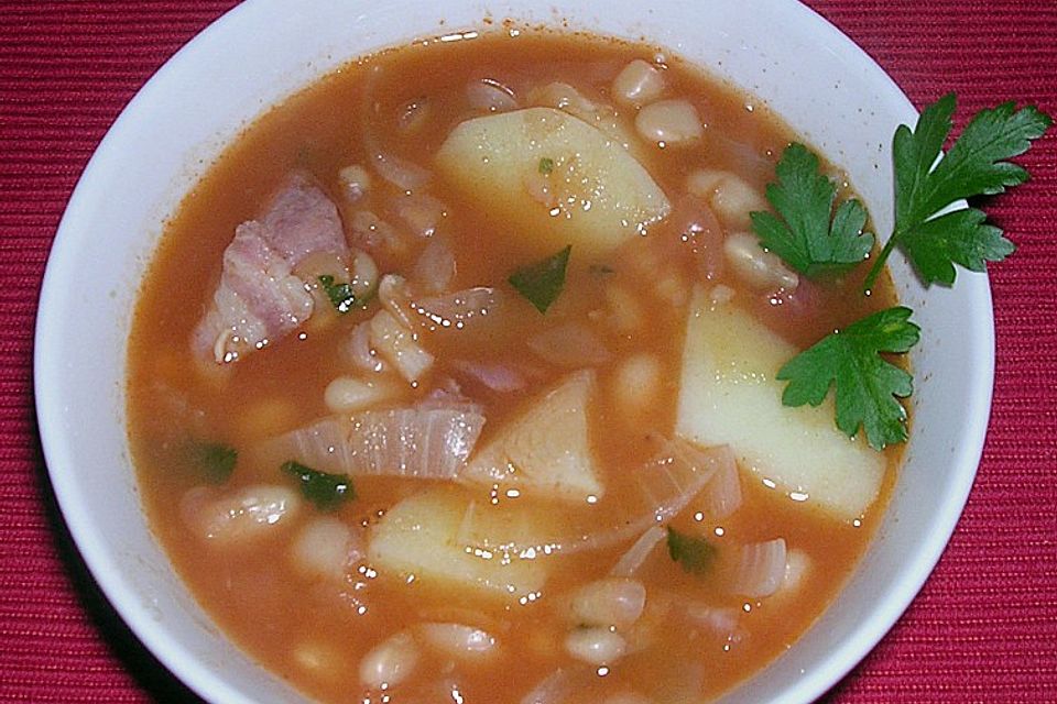 Bohnensuppe