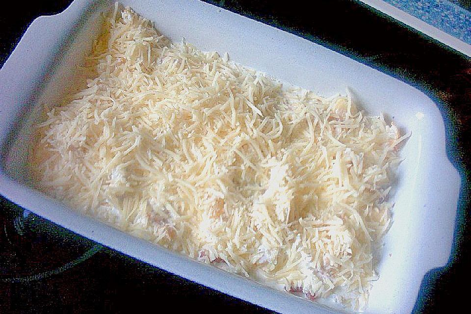 Schnitzel überbacken