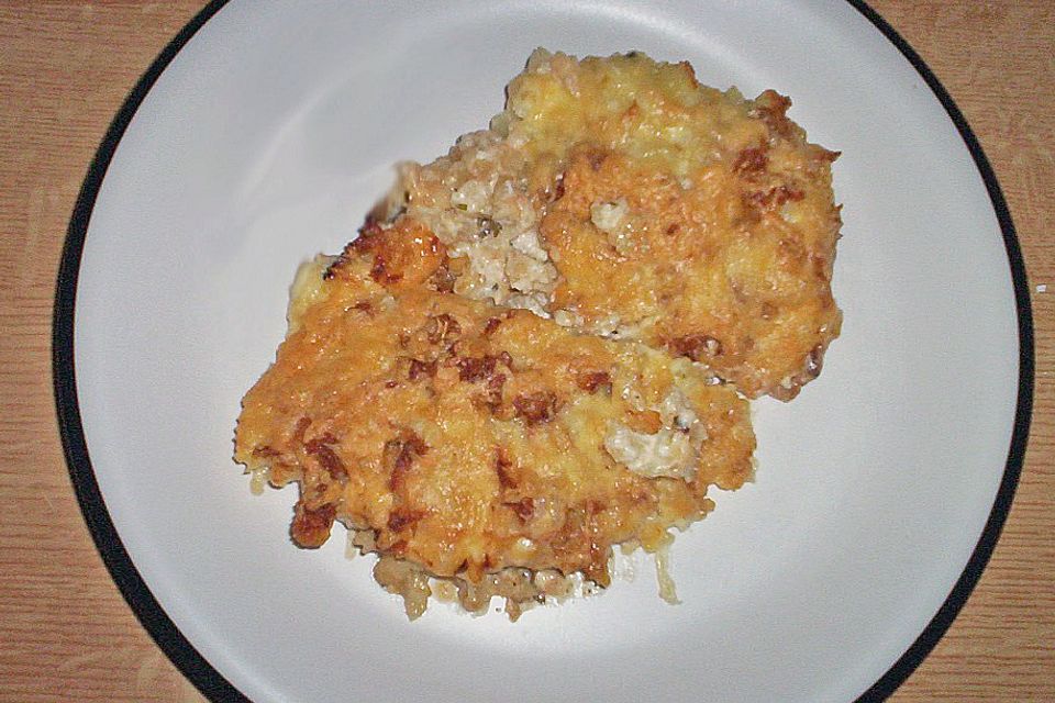 Schnitzel überbacken