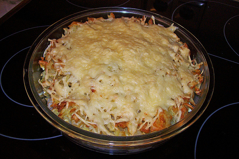 Schnitzel überbacken