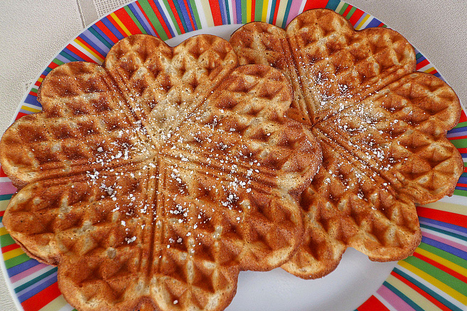 Cinnamon waffles