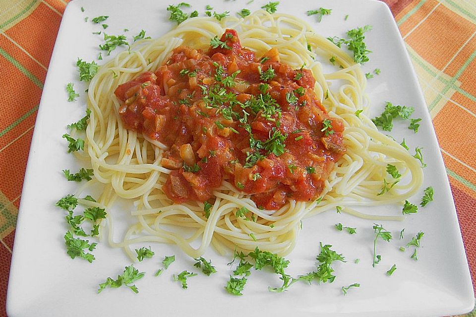 Fenchel - Tomaten - Spagetti