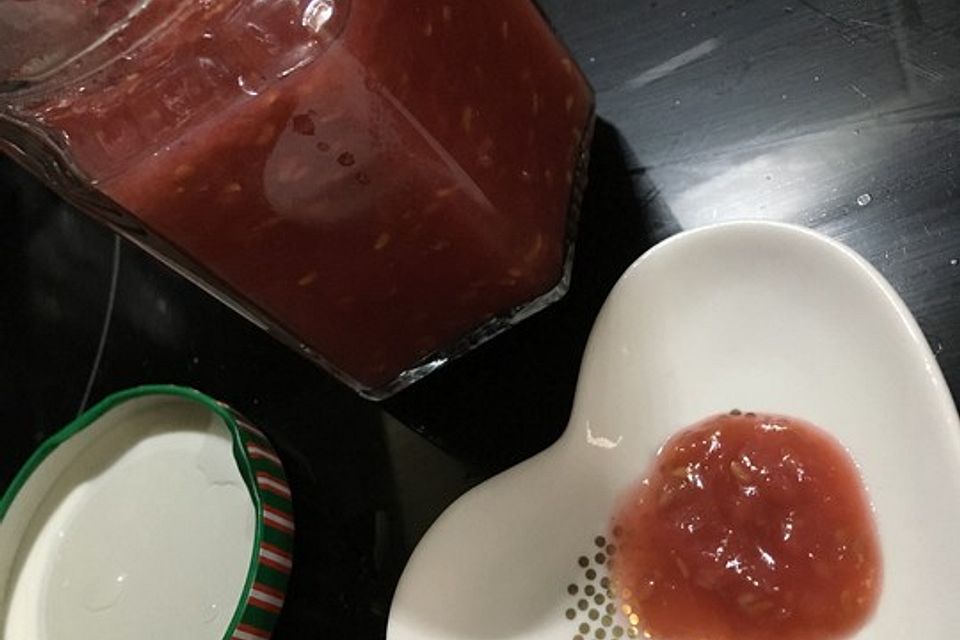 Pfirsich - Himbeer - Marmelade