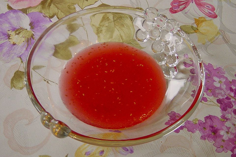 Pfirsich - Himbeer - Marmelade