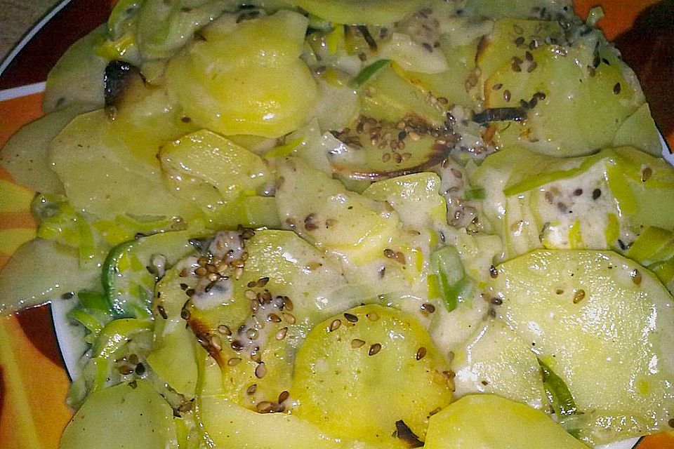 Kartoffel - Kokosgratin mit Ingwer