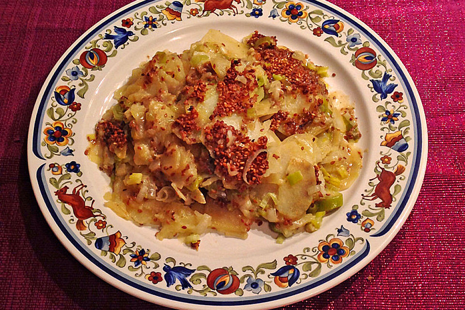 Kartoffel - Kokosgratin mit Ingwer