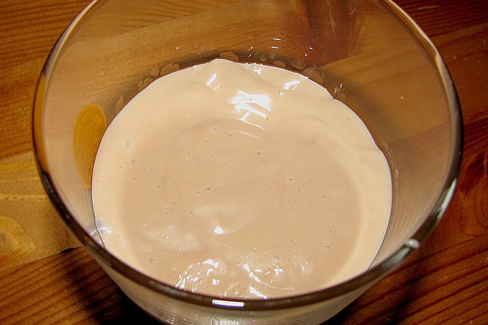 Traditioneller Schokoladenpudding