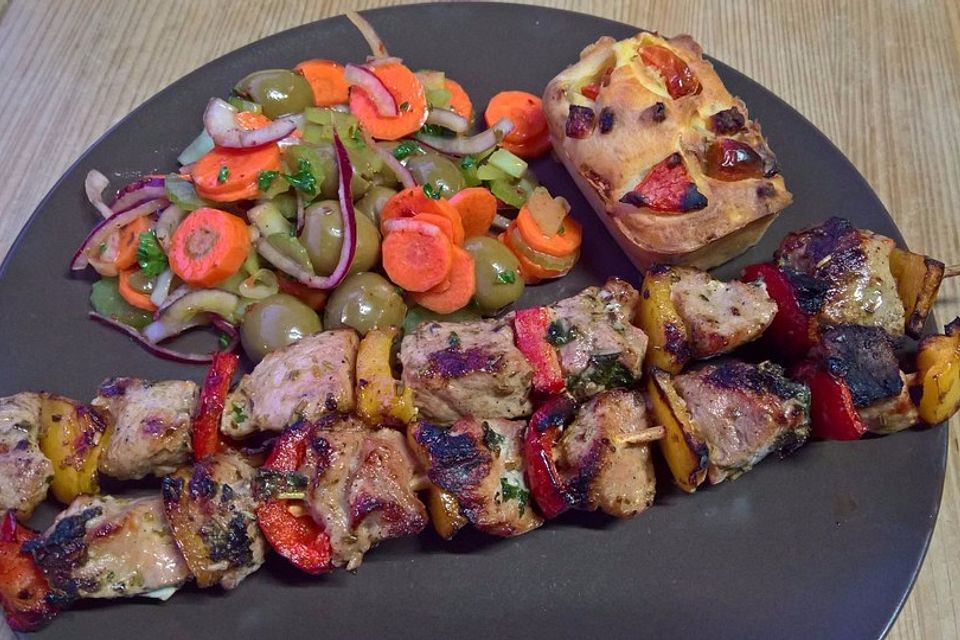 Souvlaki - Spieße gegrillt