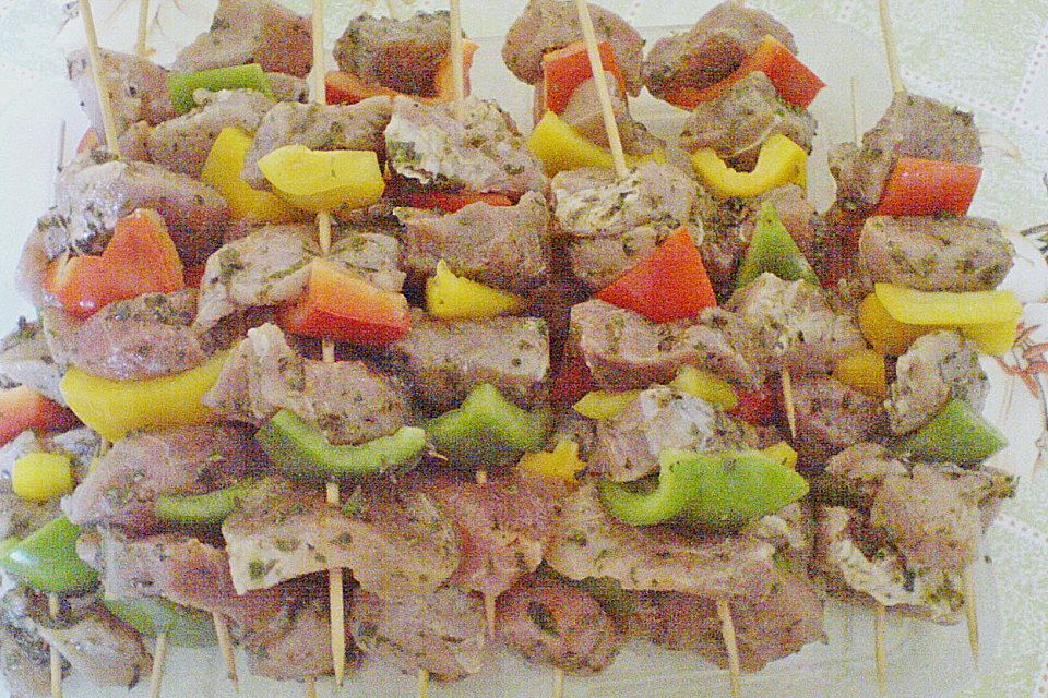 Souvlaki - Spieße gegrillt