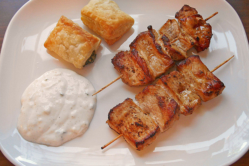 Souvlaki - Spieße gegrillt