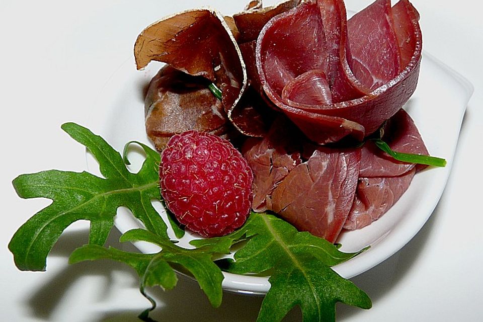 Gefüllte Bresaola - Säckchen