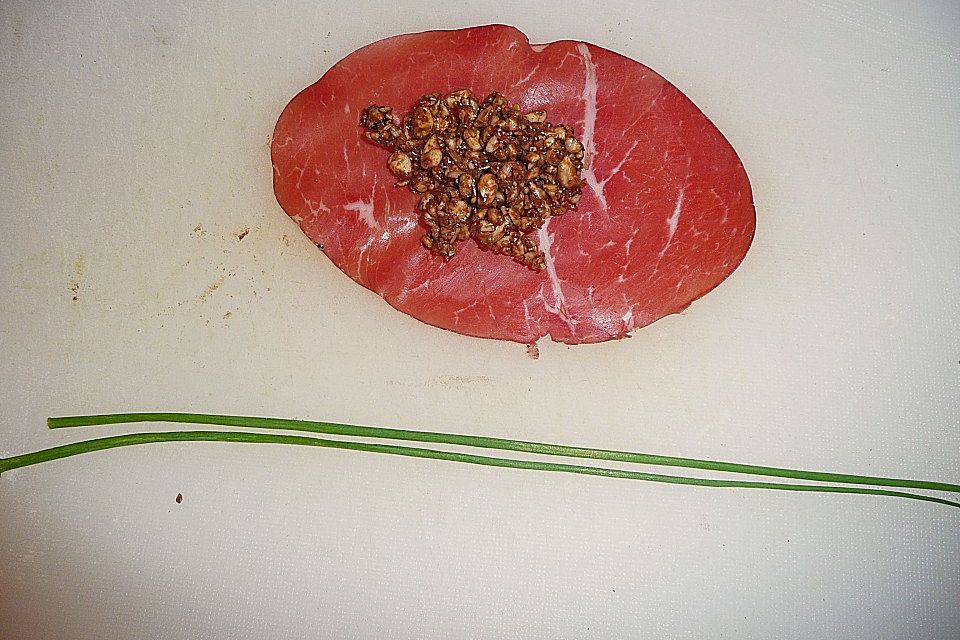 Gefüllte Bresaola - Säckchen