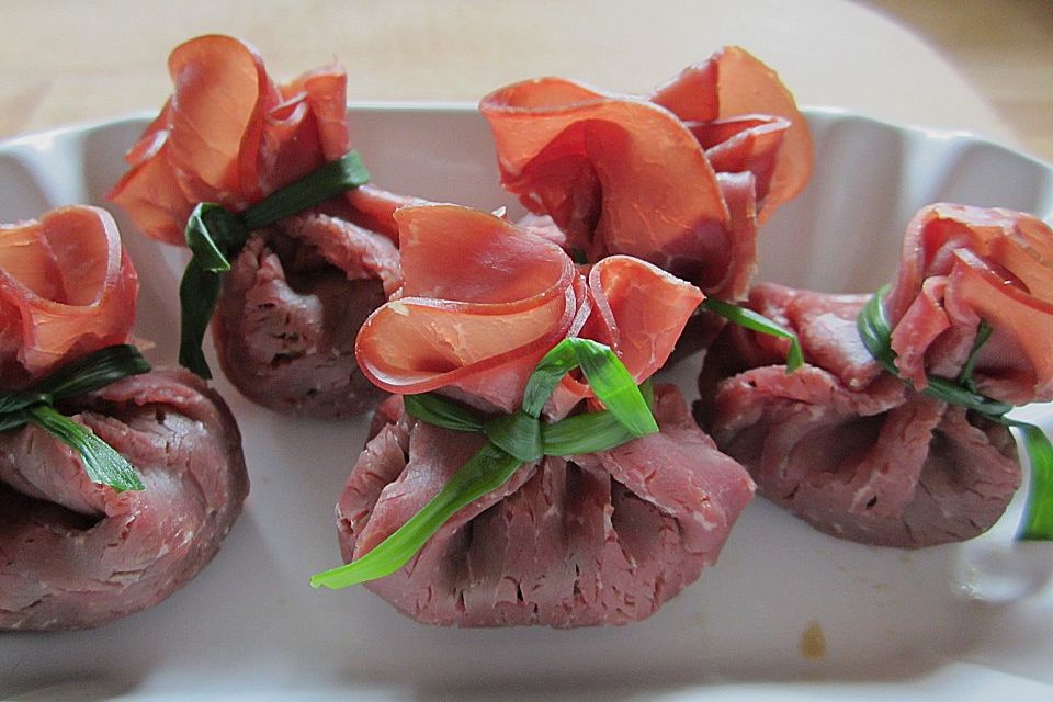 Gefüllte Bresaola - Säckchen