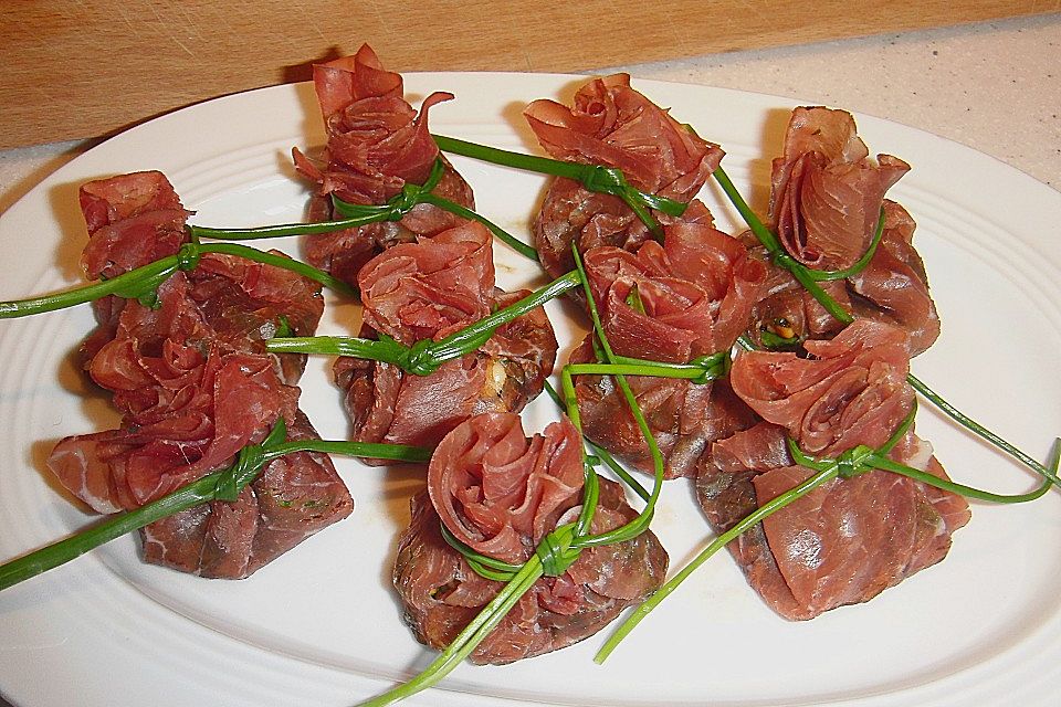 Gefüllte Bresaola - Säckchen