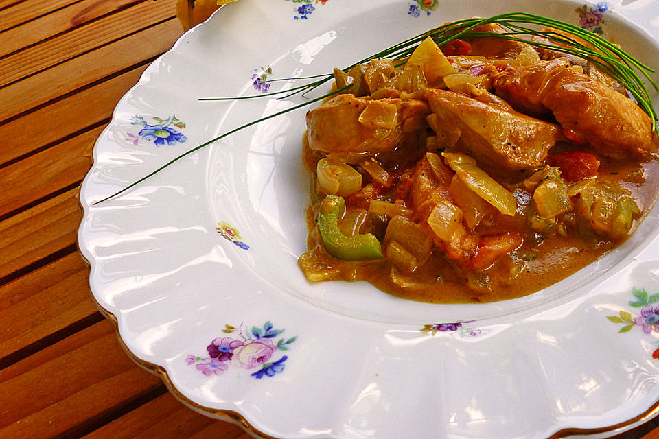 Curry - Huhn mit Kokoscreme