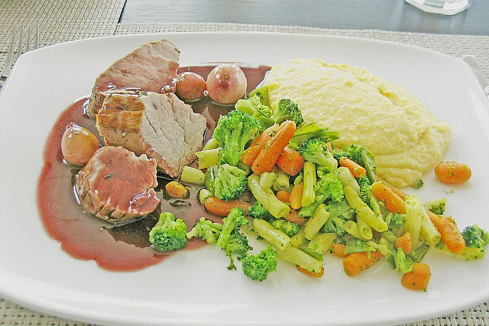 Schweinefilet in Balsamico - Sauce