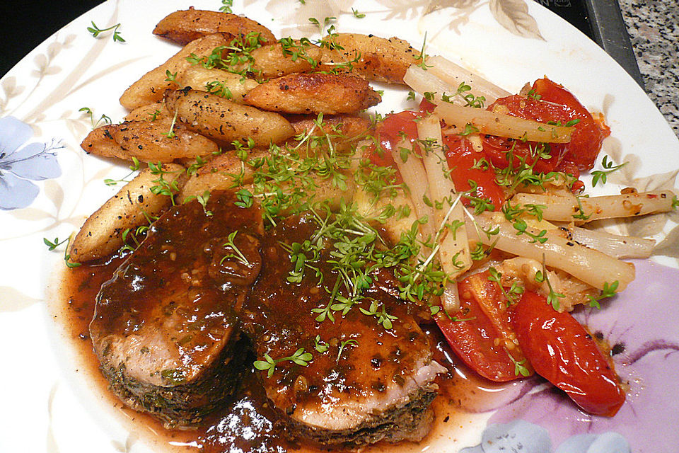 Schweinefilet in Balsamico - Sauce