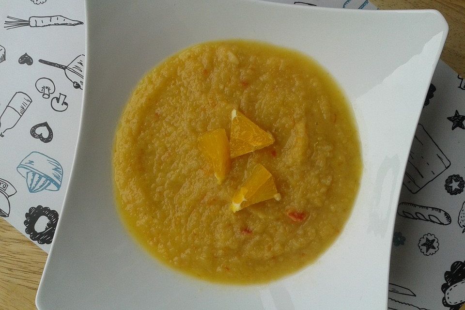 Pastinakensuppe mit Ingwer