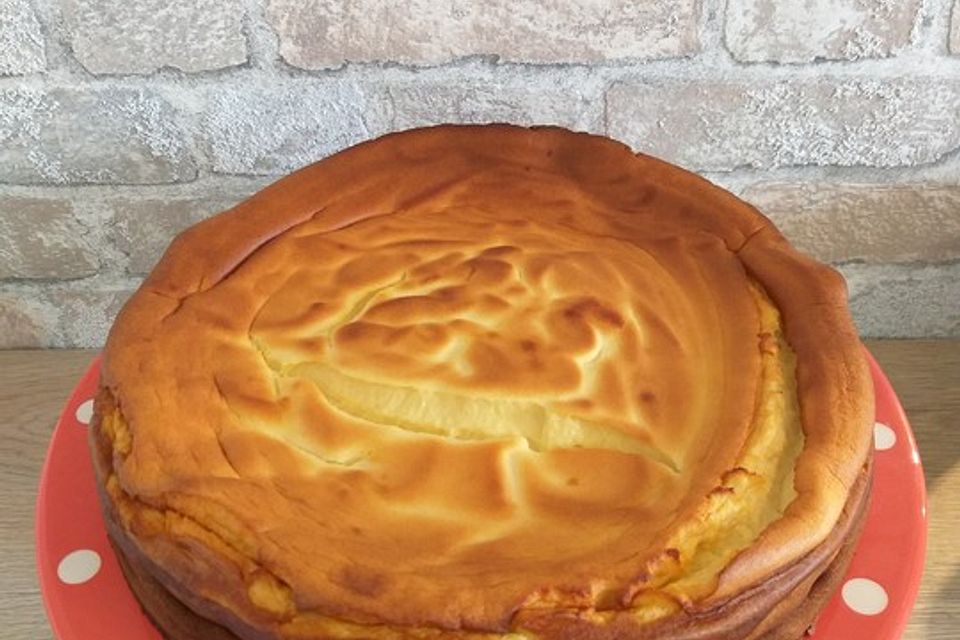 Käsekuchen ohne Boden