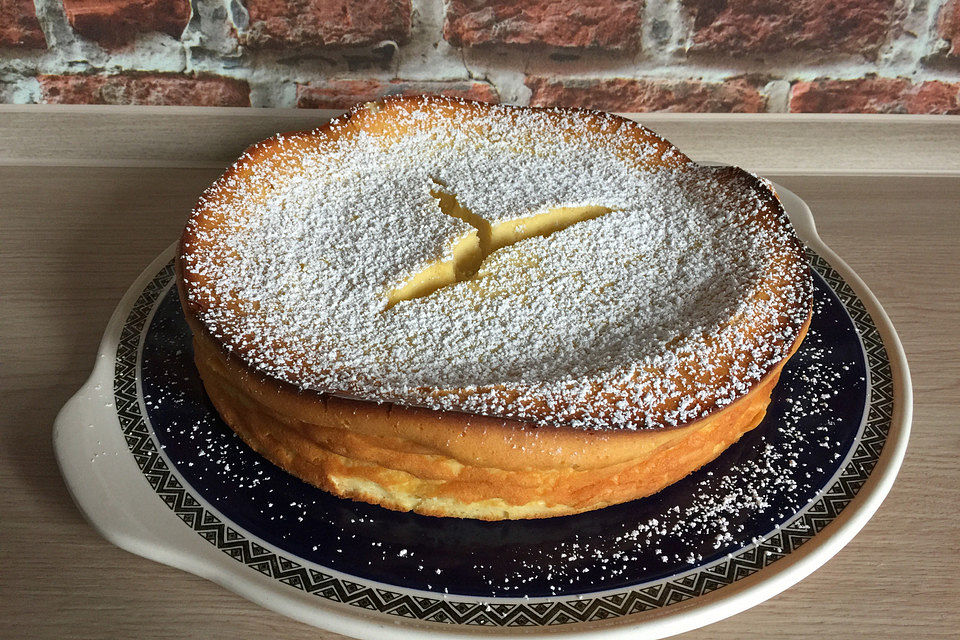 Käsekuchen ohne Boden