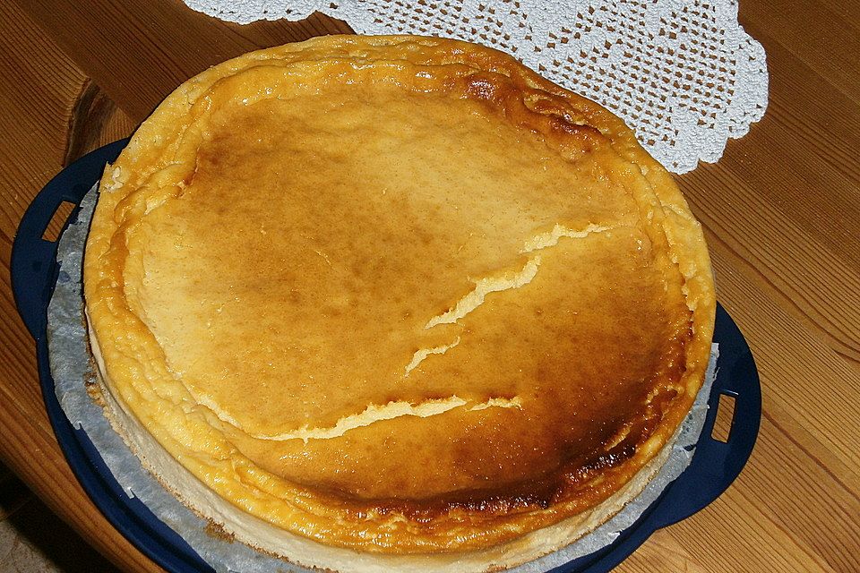 Käsekuchen ohne Boden