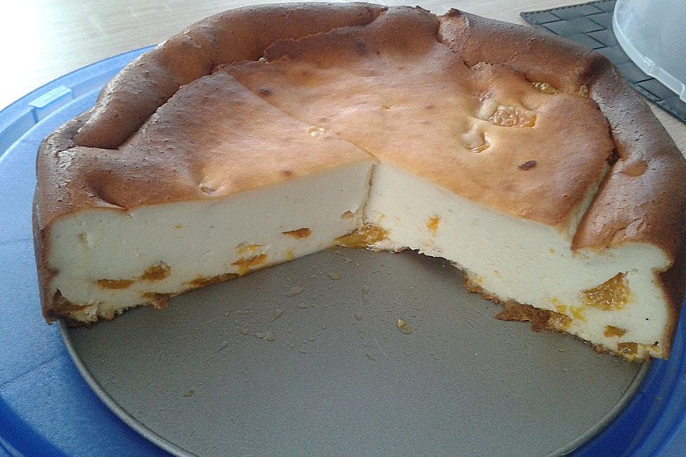 Käsekuchen ohne Boden