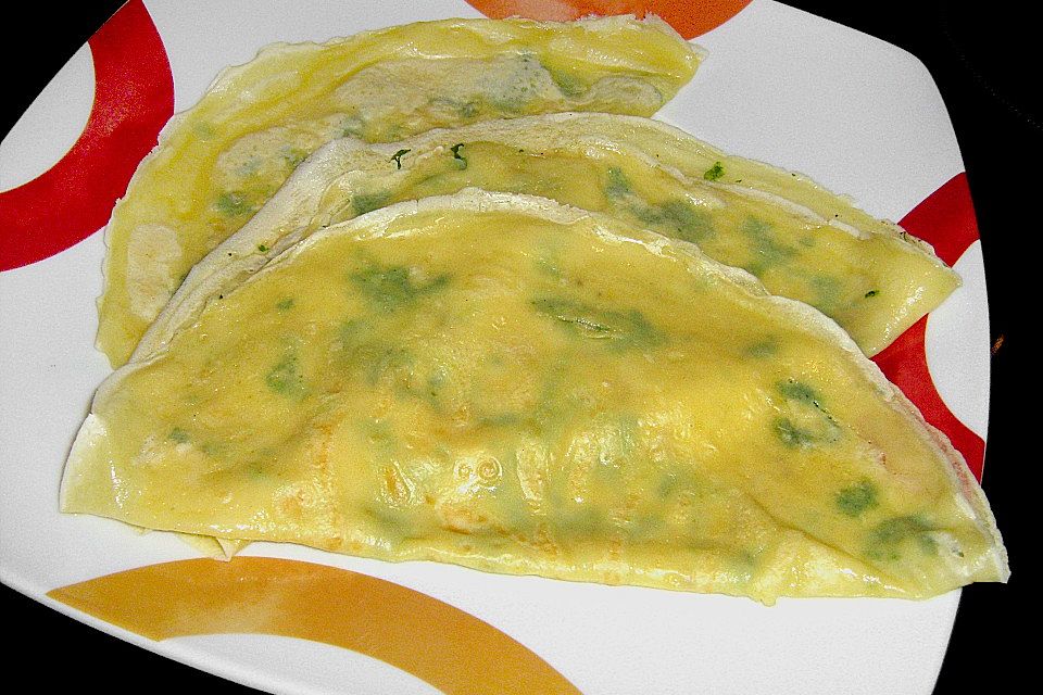 Crêpes mit Kerbel