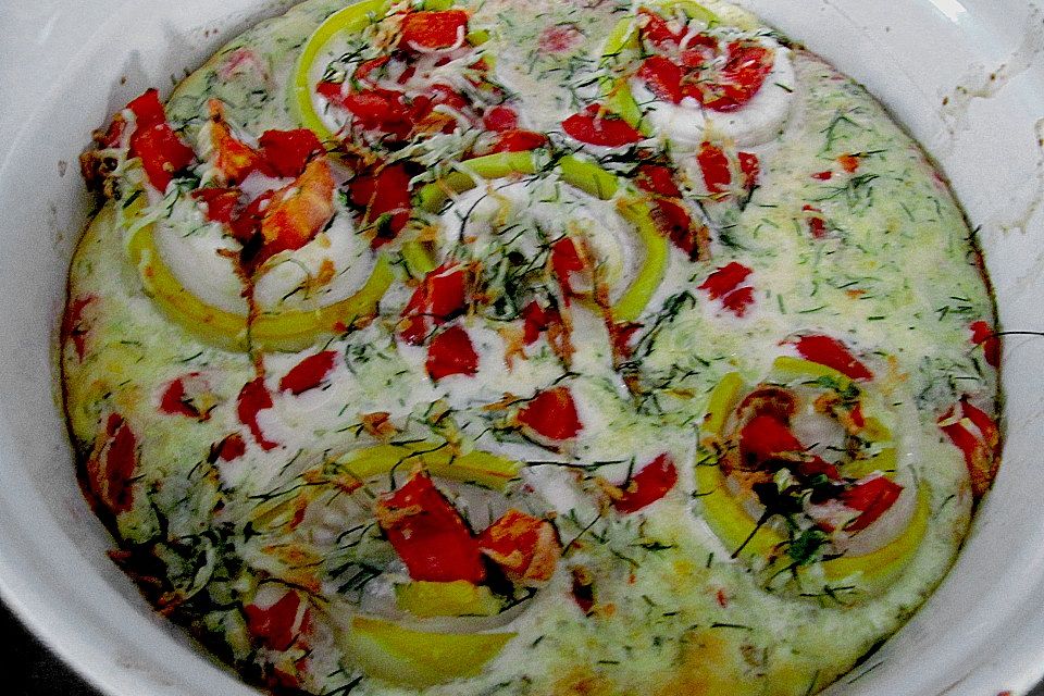 Überbackene Zucchini - Rouladen