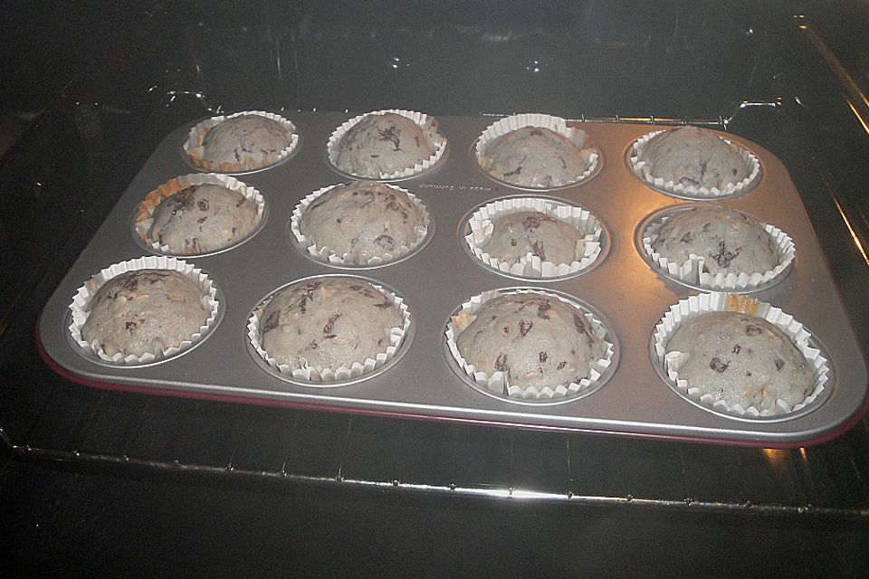 Schnelle Schokomuffins