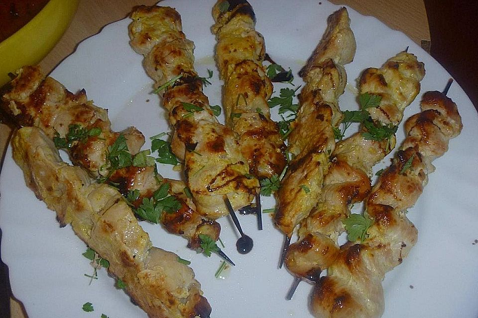 Tandoori - Geflügelspieße