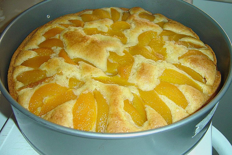 Pfirsich - Vanillekuchen