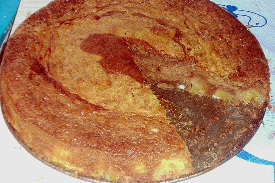 Pfirsich - Vanillekuchen