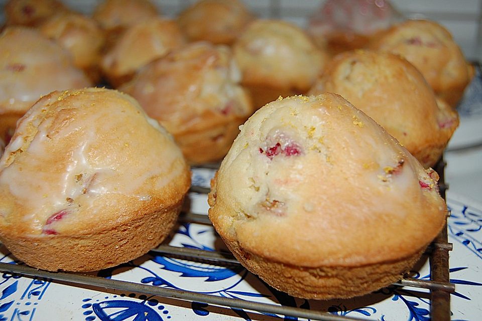 Rhabarber - Muffins