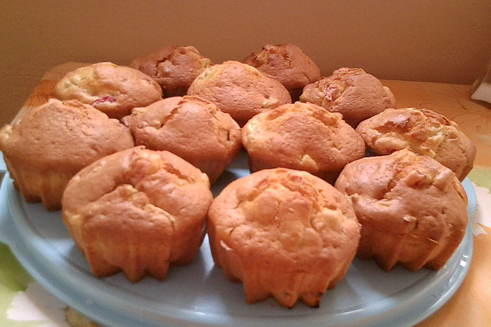 Rhabarber - Muffins