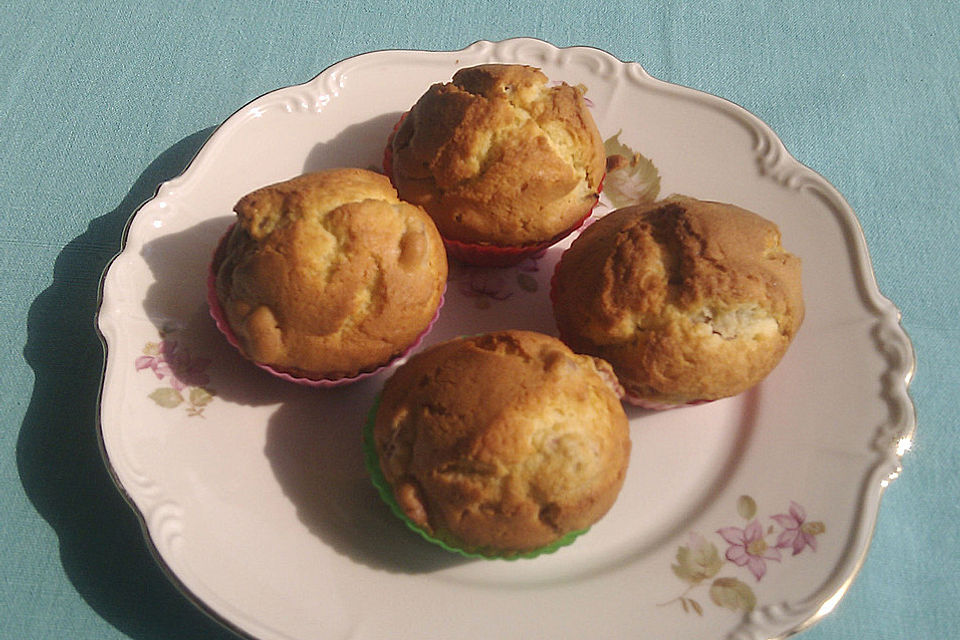 Rhabarber - Muffins