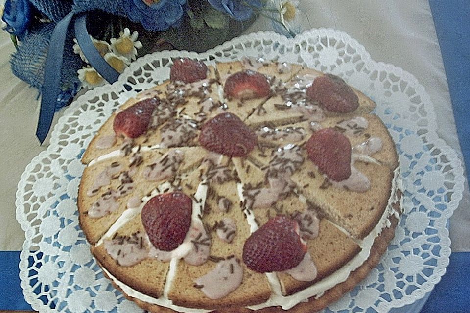 Erdbeer - Zauber - Torte