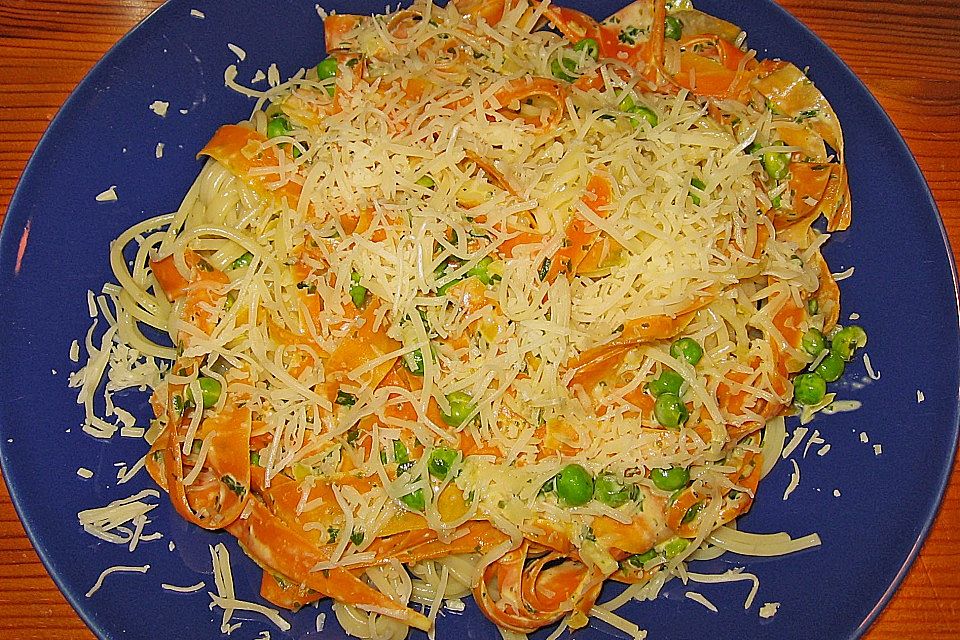 Kinder - Spaghetti mit Erbsen