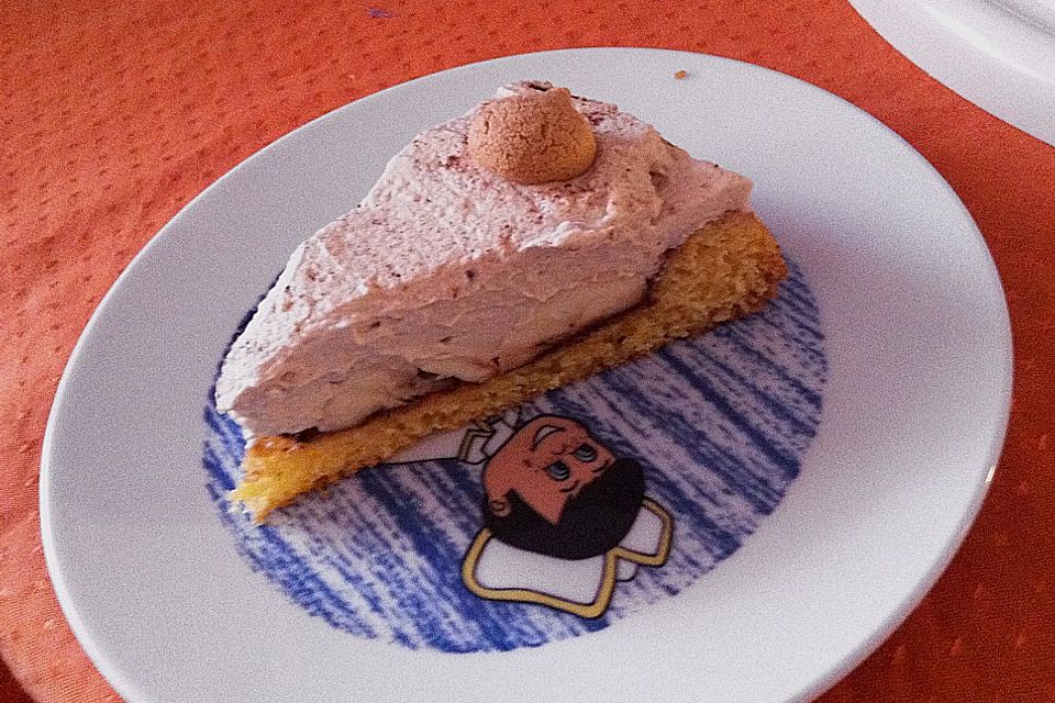 Eiskaffee - Bananen - Torte