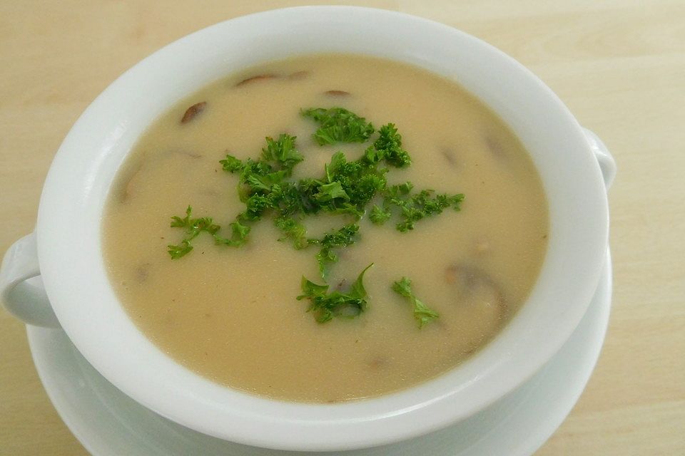 Champignon - Creme - Suppe