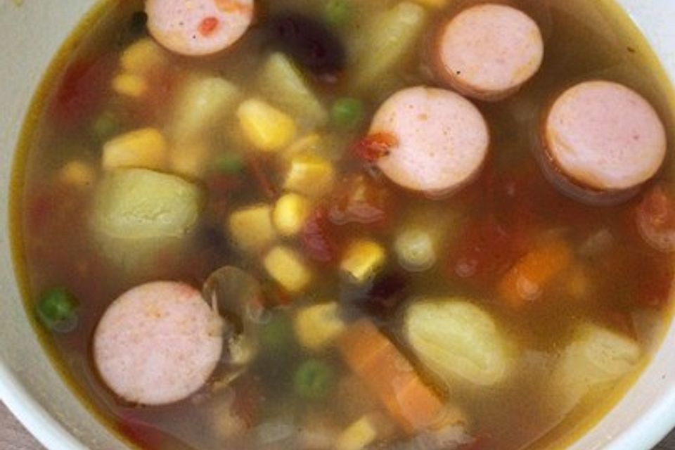 Mexikanische Gemüsesuppe