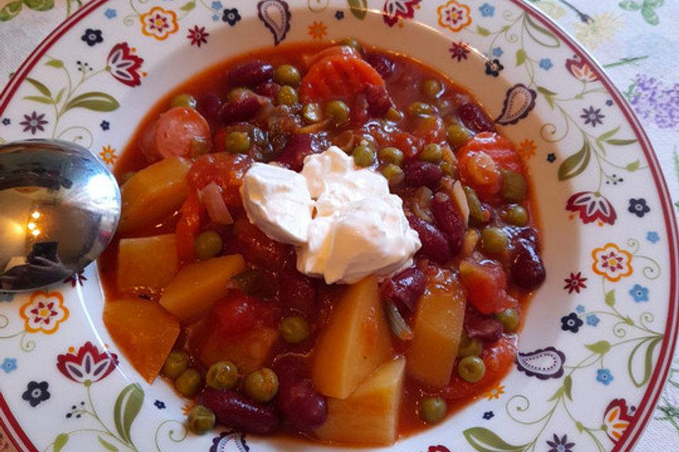 Mexikanische Gemüsesuppe