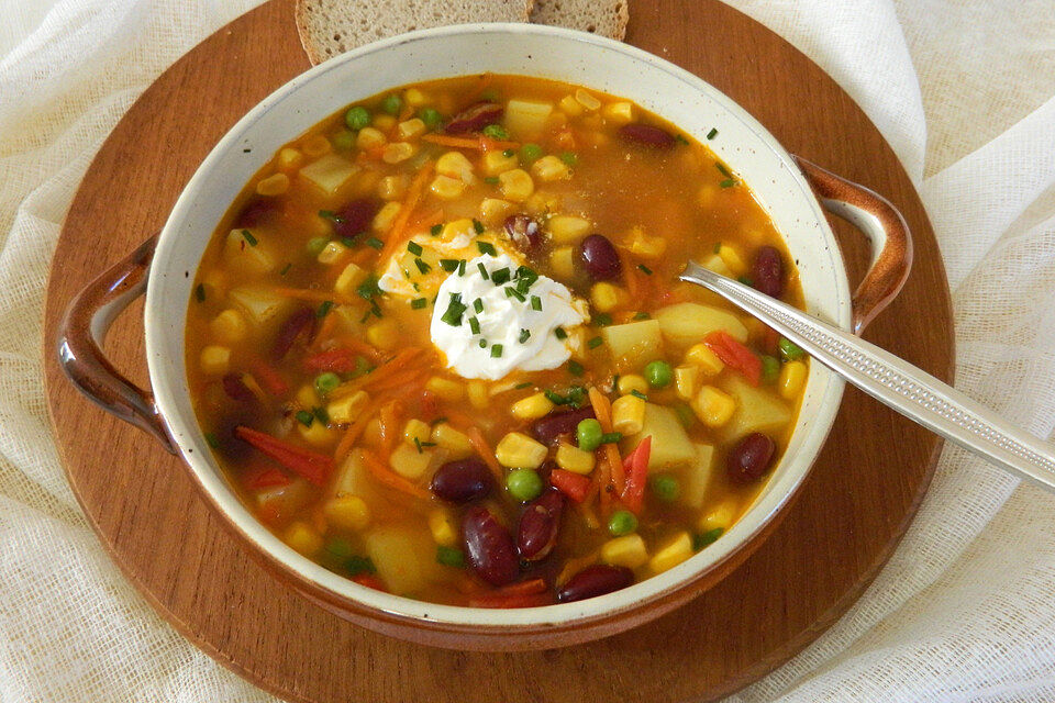 Mexikanische Gemüsesuppe