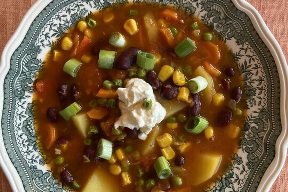 Mexikanische Gemüsesuppe