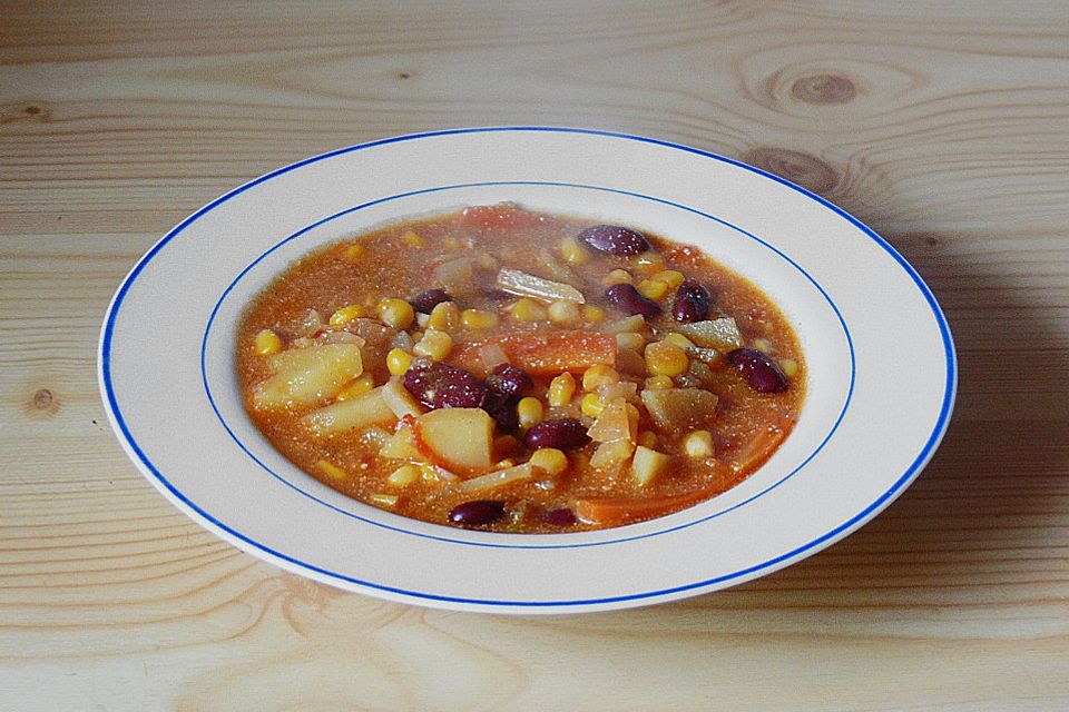 Mexikanische Gemüsesuppe