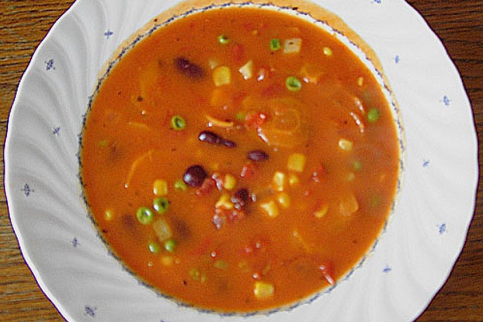 Mexikanische Gemüsesuppe