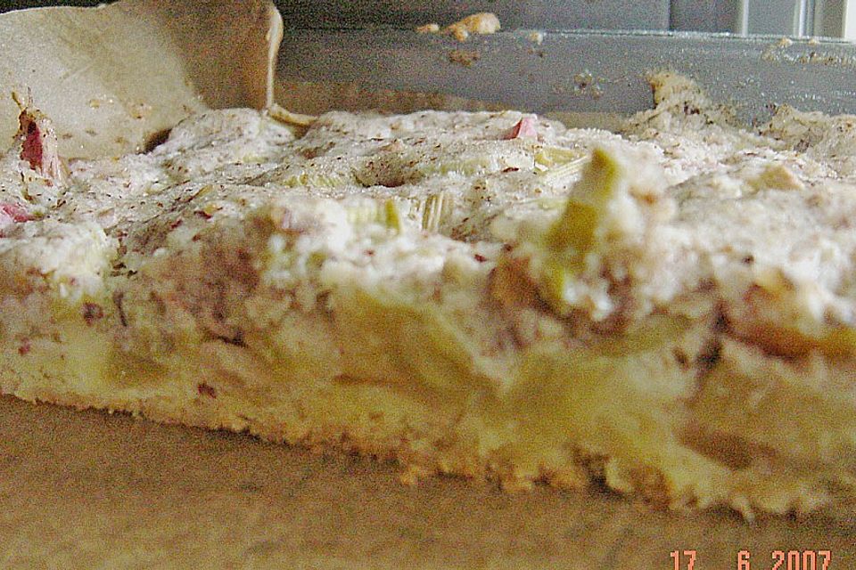 Rhabarberbaiserkuchen