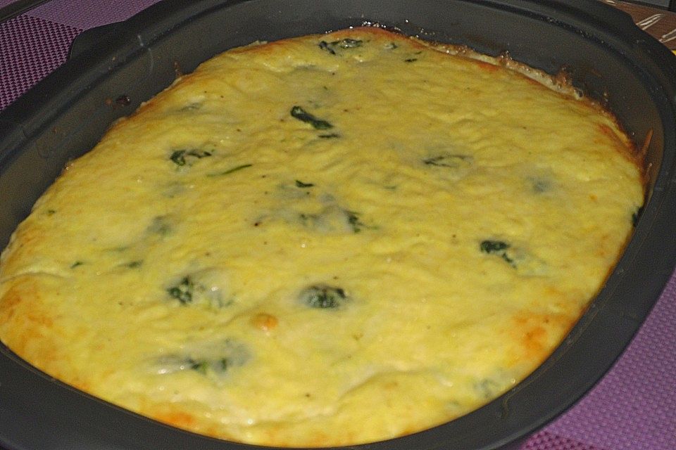 Asiatisches Mangold - Fisch Gratin