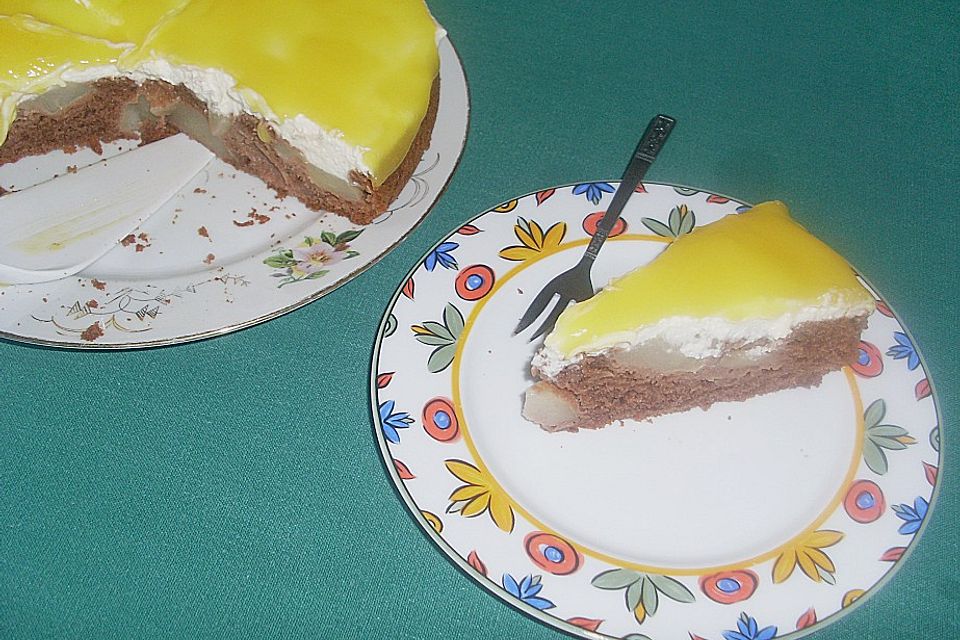 Birnen - Schmand - Torte