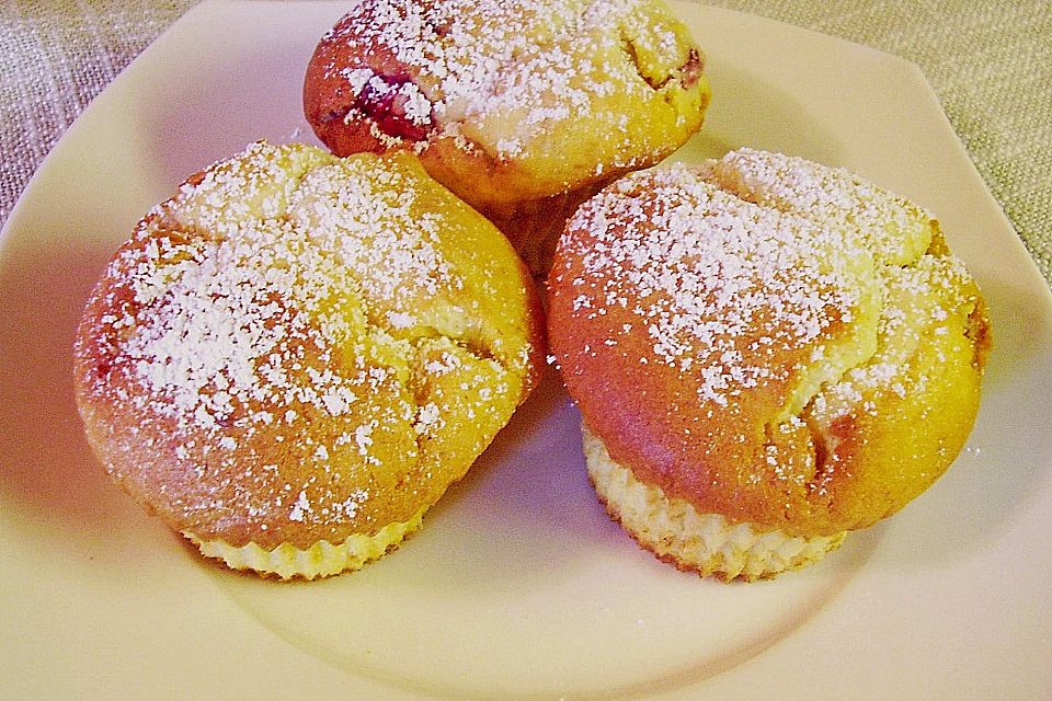 Himbeer - Frischkäse - Muffins